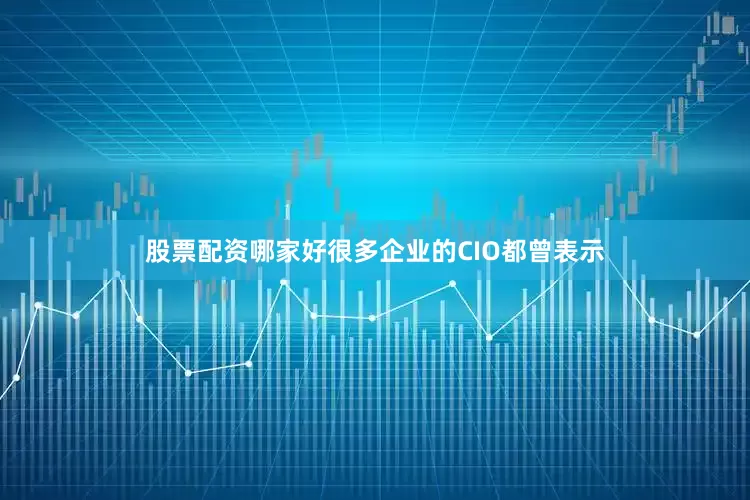 股票配资哪家好很多企业的CIO都曾表示
